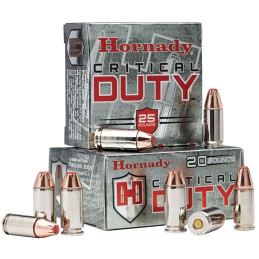 Hornady 90236 Critical Duty  9mmLuger 135gr Hornady FlexLock 25 Per Box10 Case