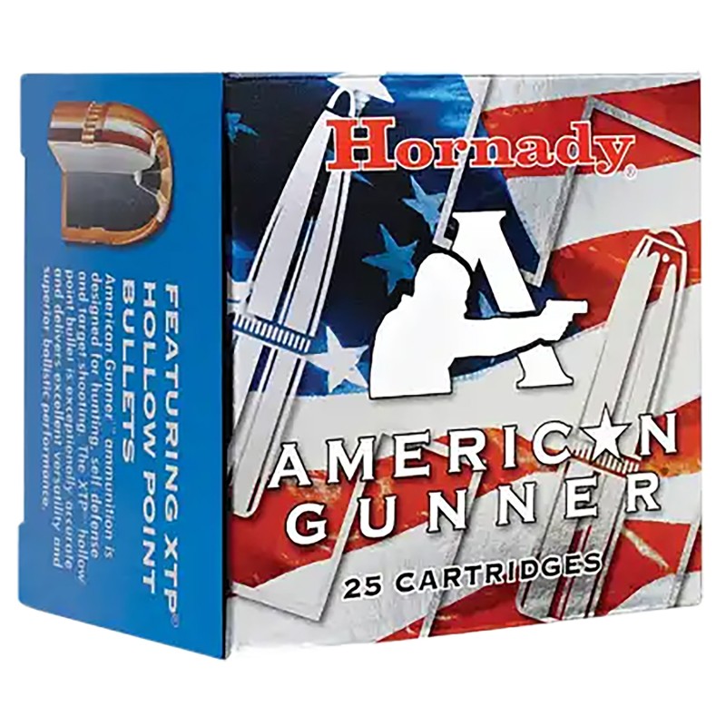 Hornady 91364 American Gunner  40SW 180gr Hornady XTP Hollow Point 25 Per Box10 Case