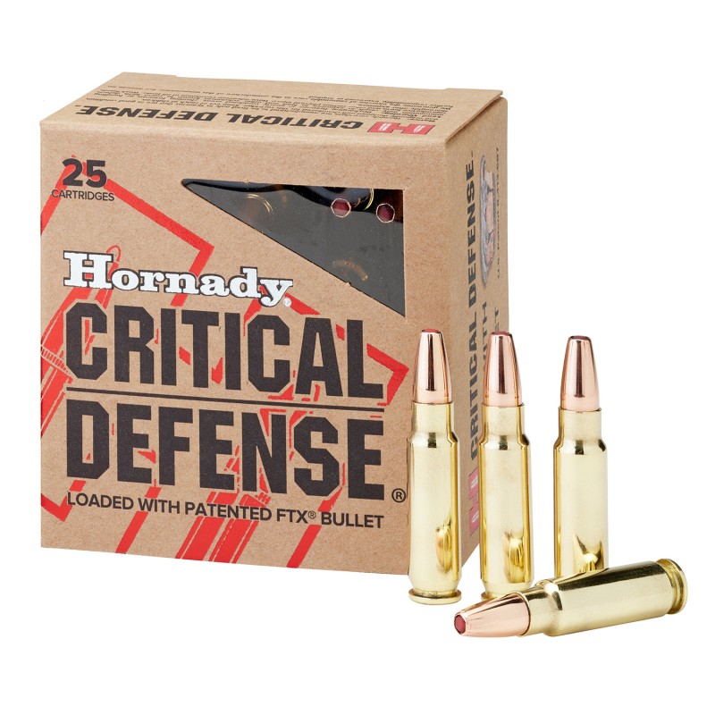 Hornady 90000 Critical Defense  5.7x28mm 40gr Flex Tip eXpanding 25 Per Box10 Case