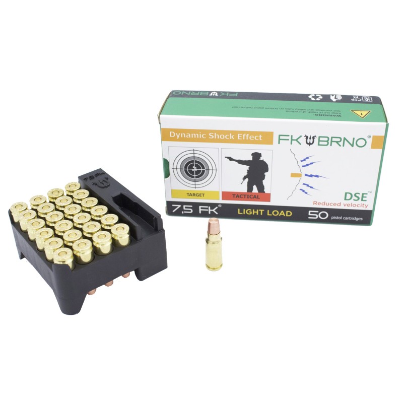 FK Brno US FKAMMOF550 F5  7.5FK 95gr Copper Hollow Point 50 Per Box12 Case