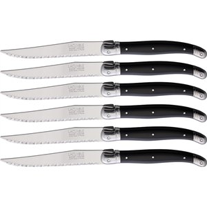 Laguiole Steak Knife Set Black