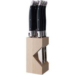 Laguiole Steak Knife Set Black