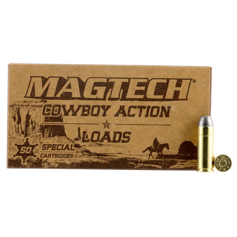 Magtech 45F Cowboy Action  45Colt 200gr Lead Flat Nose 50 Per Box20 Case