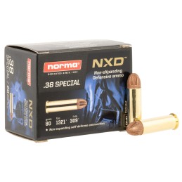 Norma Ammunition 611240020 Self Defense NXD 38Special 38gr 20 Per Box10 Case