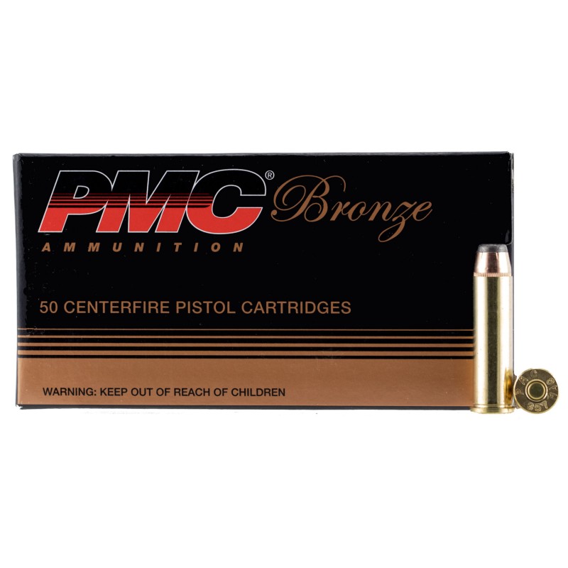 PMC 357A Bronze  357Mag 158gr Jacketed Soft Point 50 Per Box20 Case