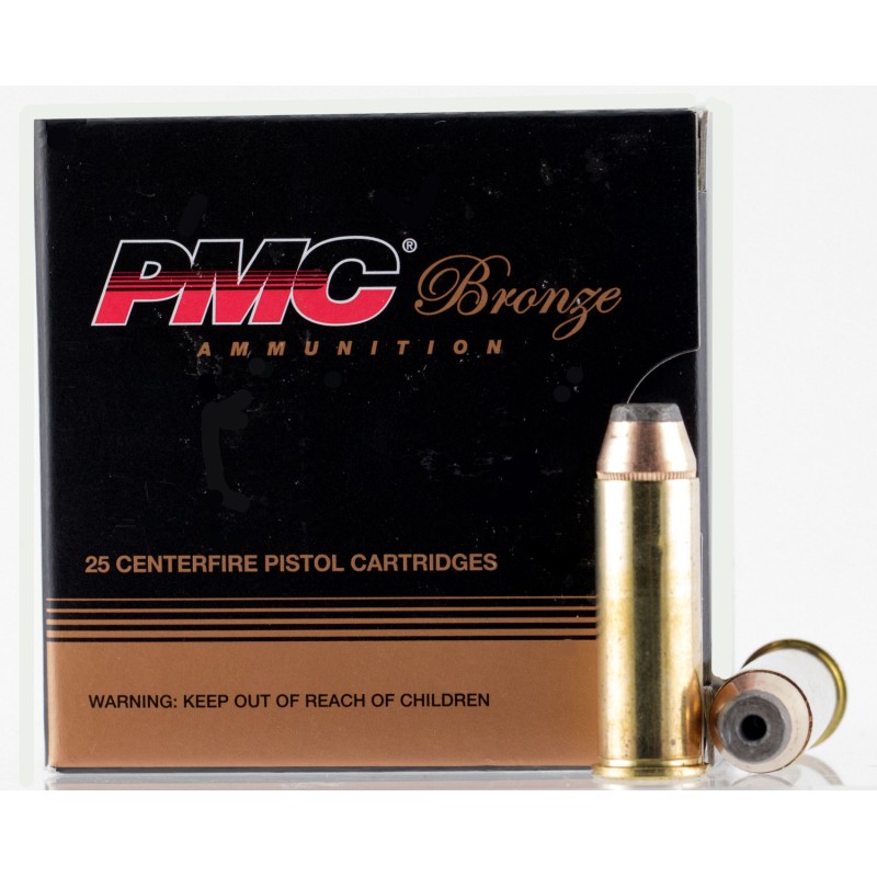 PMC 44B Bronze  44RemMag 180gr Jacketed Hollow Point 25 Per Box20 Case