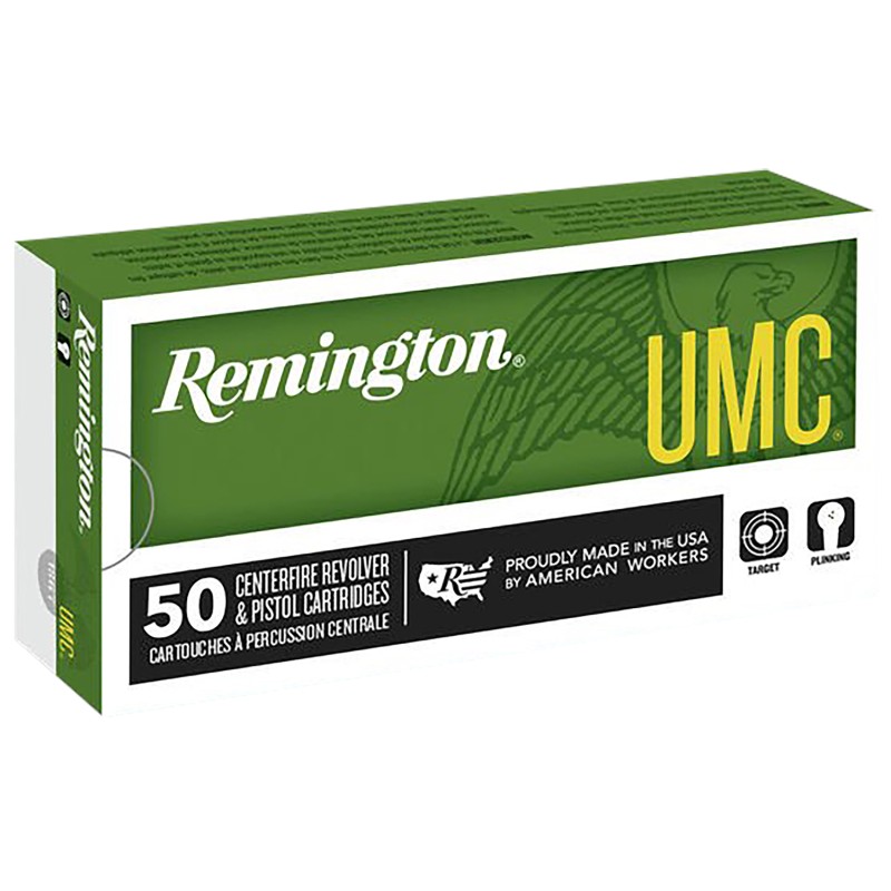 Remington Ammunition 23744 UMC  44RemMag 180gr Jacketed Soft Point 50 Per Box10 Case