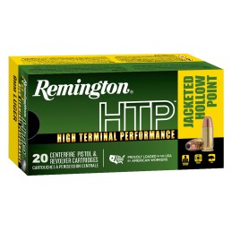 Remington Ammunition 28295 HTP  9mmLuger 147gr Jacketed Hollow Point 20 Per Box25 Case