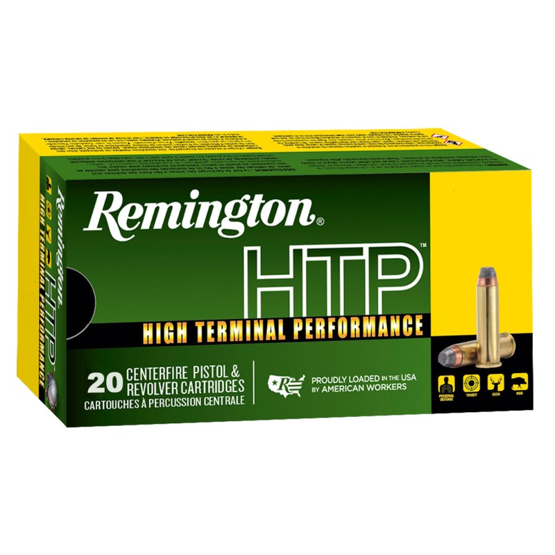 Remington Ammunition 22237 HTP  357Mag 110gr Semi Jacketed Hollow Point 20 Per Box25 Case