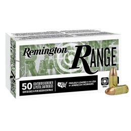 Remington Ammunition R27778 Range  9mmLuger 115gr Full Metal Jacket 50 Per Box20 Case