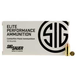 Sig Sauer E40SW150 Elite Performance  40SW 165gr VCrown Jacketed Hollow Point 50 Per Box10 Case