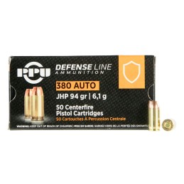 PPU PPD380A Defense  380ACP 94gr Jacketed Hollow Point 50 Per Box20 Case