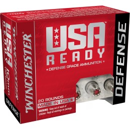 Winchester Ammo RED10HP USA Ready 10mmAuto 170gr Hex Vent Hollow Point 20 Per Box10 Case