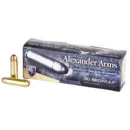 Alexander Arms AB350XTPBOX XTP  50Beowulf 350gr Hornady XTP Hollow Point 20 Per Box10 Case