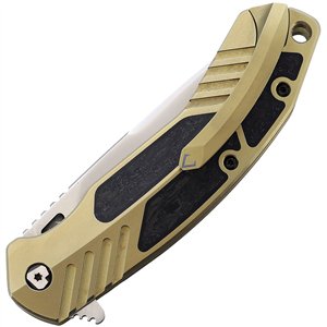 Tectonic Linerlock CF Gold