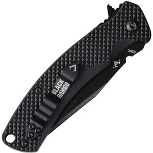 Black Rambo Shorty Linerlock