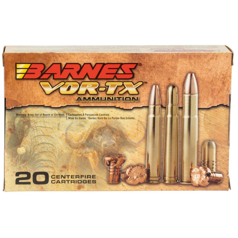 Barnes Bullets 22022 VORTX Safari 458Win Mag 450gr Barnes TSX Flat Base 20 Per Box10 Case