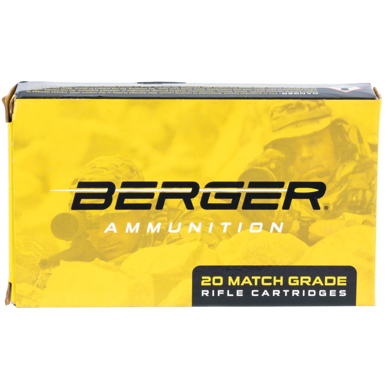 Berger Bullets 31021 Tactical Rifle 6.5Creedmoor 130gr Hybrid Open Tip Match 20 Per Box10 Case