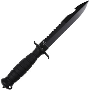 Black Rambo Savage Fixed Blade