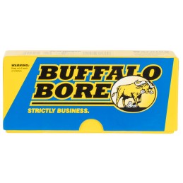 Buffalo Bore Ammunition 8E20 Lever Gun Strictly Business 4570Gov 300gr Jacketed Hollow Point 20 Per Box12 Case