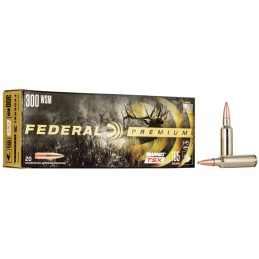 Federal P300WSMG Premium  300WSM 165gr Barnes TSX 20 Per Box10 Case