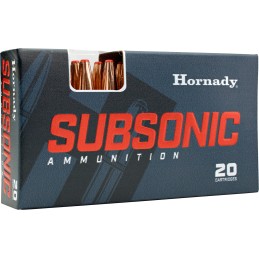 Hornady 80809 Subsonic Rifle 3030Win 175gr Sub X 20 Per Box10 Case