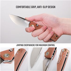 Porcupine Top Linerlock Brown
