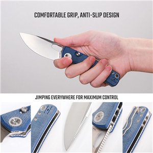 Porcupine Top Linerlock Blue