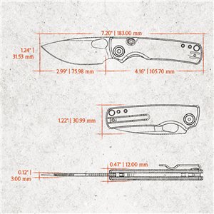 Porcupine Top Linerlock White