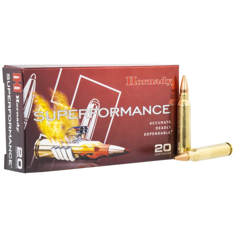 Hornady 812544 Superformance  5.56x45mmNATO 55gr Copper Alloy eXpanding 20 Per Box10 Case