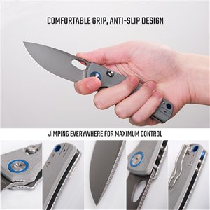 Porcupine Top Linerlock Gray