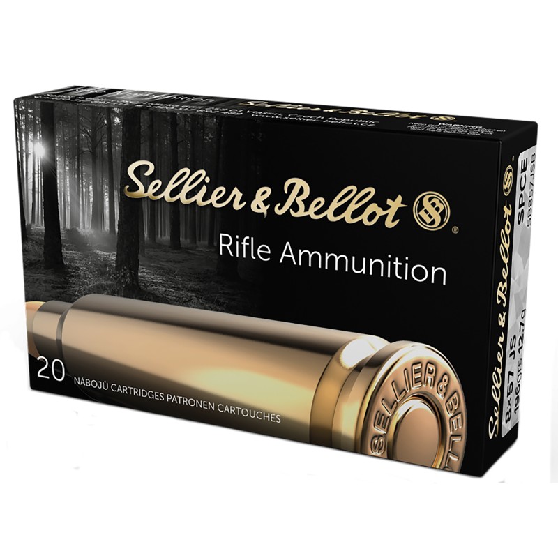 Sellier  Bellot SB857JSB Rifle  8x57JS 196gr Soft Point Cut Through Edge 20 Per Box20 Case