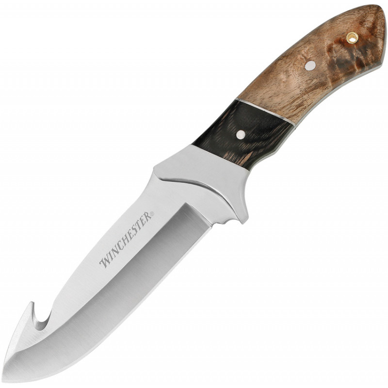 Burl Wood Fixed Blade