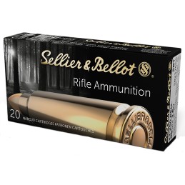 Sellier  Bellot SB22250A Rifle  22250Rem 55gr Sierra GameKing Boat Tail Soft Point 20 Per Box25 Case