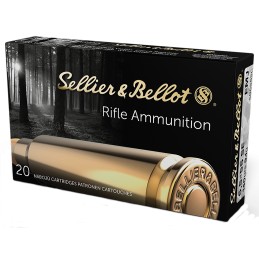 Sellier  Bellot SB6555C Rifle  6.5x55Swedish 140gr Full Metal Jacket Boat Tail 20 Per Box20 Case