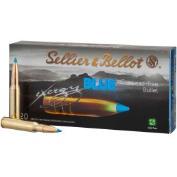 Sellier  Bellot SB308XA eXergy  308Win 165gr TAC EX Blue 20 Per Box12 Case