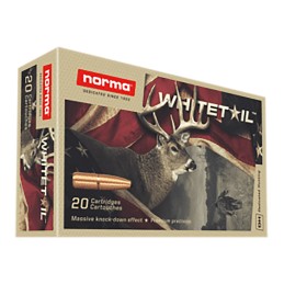 Norma Ammunition 20160462 Dedicated Hunting Whitetail 243Win 100gr Pointed Soft Point 20 Per Box10 Case