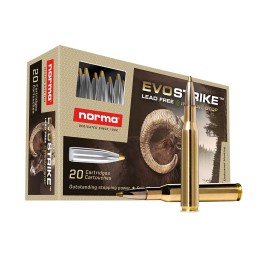 Norma Ammunition 20168972 Dedicated Hunting Evostrike 270Win 96gr Polymer Tip Boat Tail 20 Per Box10 Case