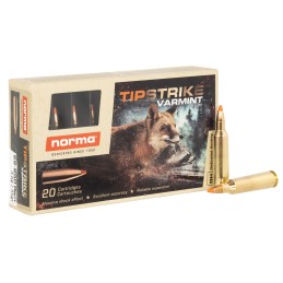 Norma Ammunition 20157372 Dedicated Hunting Varmint 22250Rem 55gr Polymer Tip 20 Per Box10 Case