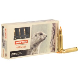 Norma Ammunition 20157352 Dedicated Hunting Varmint 223Rem 55gr Polymer Tip 20 Per Box10 Case