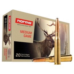 Norma Ammunition 20177292 Dedicated Hunting Whitetail 7.7Jap 174gr Soft Point 20 Per Box10 Case