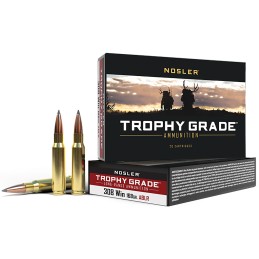 Nosler 60101 Trophy Grade LongRange 308Win 168gr Nosler Spitzer AccuBond Long Range 20 Per Box10 Case