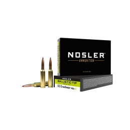 Nosler 40064 Ballistic Tip  6.5Creedmoor 140gr Spitzer Ballistic Tip 20 Per Box10 Case