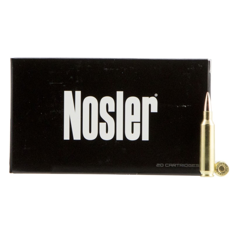 Nosler 60124 Match Grade RDF 22Nosler 70gr RDF Hollow Point Boat Tail 20 Per Box10 Case