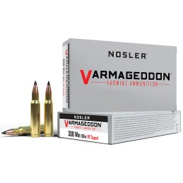 Nosler 40272 Varmageddon  308Win 110gr Flat Base Tipped 20 Per Box10 Case