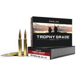 Nosler 60116 Trophy Grade LongRange 280Ackley Improved 150gr Nosler Spitzer AccuBond Long Range 20 Per Box10 Case