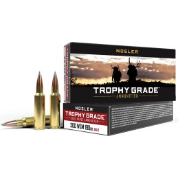 Nosler 60106 Trophy Grade LongRange 300WSM 190gr Nosler Spitzer AccuBond Long Range 20 Per Box10 Case