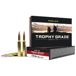 Nosler 60125 Trophy Grade LongRange 270Win 150gr Nosler Spitzer AccuBond Long Range 20 Per Box10 Case