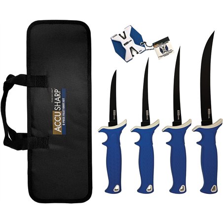 Six Piece Fillet Knife Kit