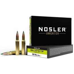 Nosler 40061 Ballistic Tip  308Win 125gr Spitzer Ballistic Tip 20 Per Box10 Case